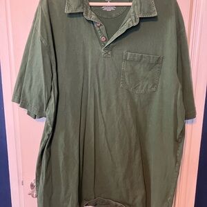 Duluth Trading Co Olive Polo Shirt
